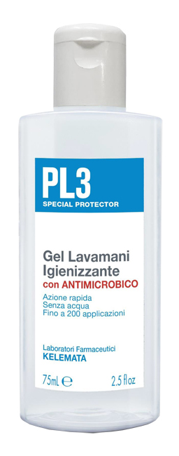 PL3 GEL LAVAMANI IGIENIZZANTE ANTIMICROBICO 75 ML - Farmacia Del Monaco