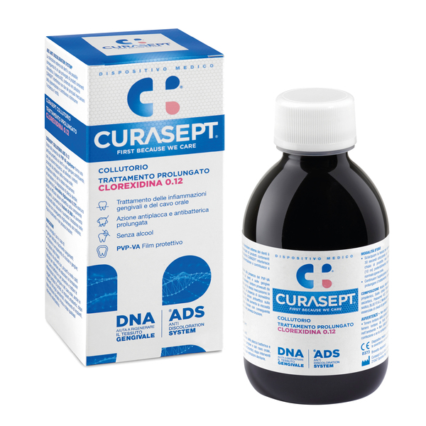 CURASEPT COLLUTORIO 0,12 ADS + DNA 200 ML - Farmacia Del Monaco