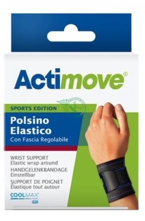 ACTIMOVE SPORTS EDITION POLSINO ELASTICO CON FASCIA REGOLABILE UNIVERSALE - Farmacia Del Monaco