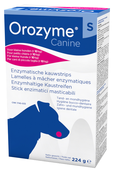 OROZYME CANINE STRISCE ENZIMATICHE MASTICABILI PER CANI DI TAGLIA PICCOLA - Farmacia Del Monaco