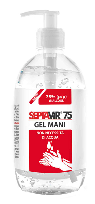 SEPTAVIR 75 GEL MANI 500 ML - Farmacia Del Monaco