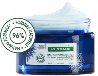 KLORANE CREMA IDRATANTE NOTTE FIORDALISO ACIDO IALURONICO 50 ML - Farmacia Del Monaco