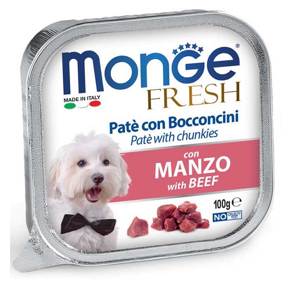 MONGE FRESH MANZO 100 G - Farmacia Del Monaco