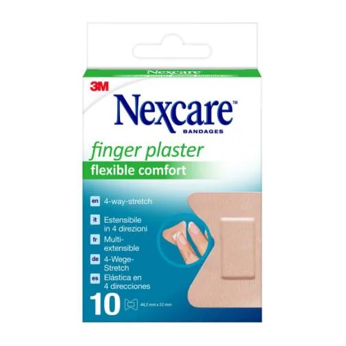 CEROTTO PREPARATO NEXCARE FINGER PLASTERS NFP001W 44,5X51 MM - Farmacia Del Monaco