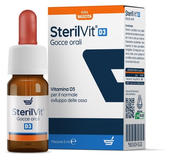 STERILVIT D3 GOCCE 5 ML - Farmacia Del Monaco