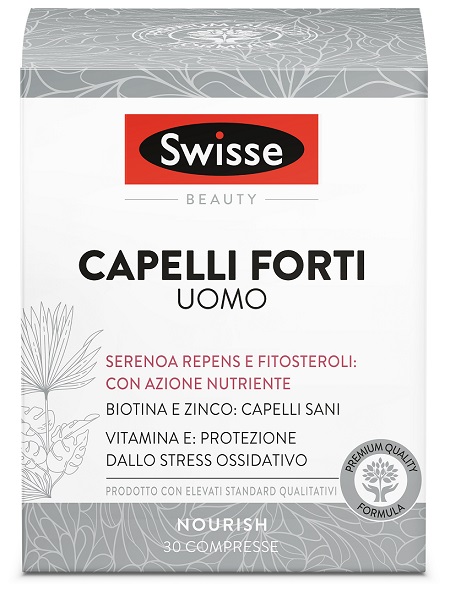 SWISSE CAPELLI FORTI UOMO 30 COMPRESSE - Farmacia Del Monaco