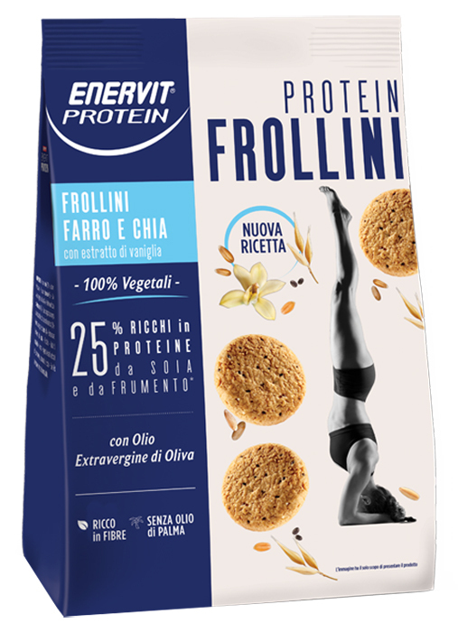 ENERVIT PROTEIN FROLLINI FARRO CHIA 200 G - Farmacia Del Monaco