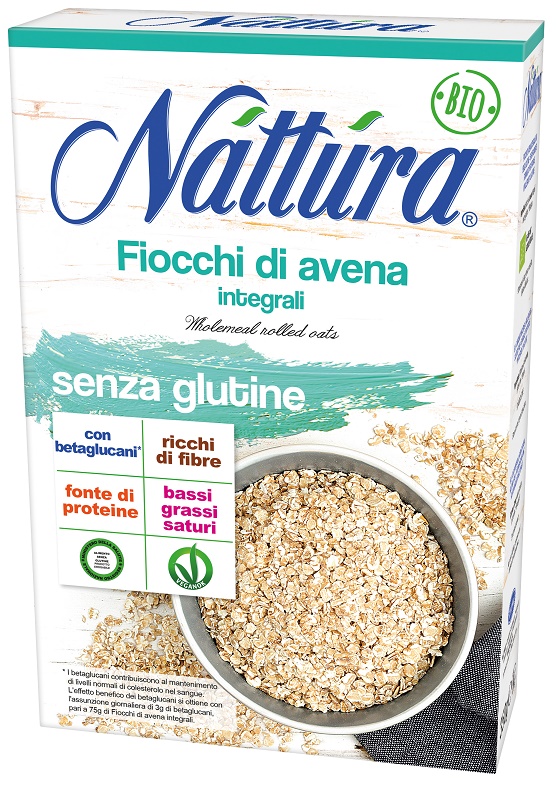 NATTURA FIOCCHI DI AVENA INTEGRALI BIO 350 G - Farmacia Del Monaco