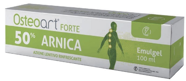 OSTEOART FORTE 50% ARNICA EMULGEL 100 ML AZIONE LENITIVA RINFRESCANTE - Farmacia Del Monaco