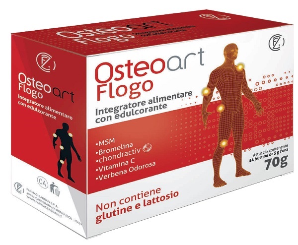 OSTEOART FLOGO 14 BUSTINE CON EDULCORANTE SENZA GLUTINE E LATTOSIO - Farmacia Del Monaco