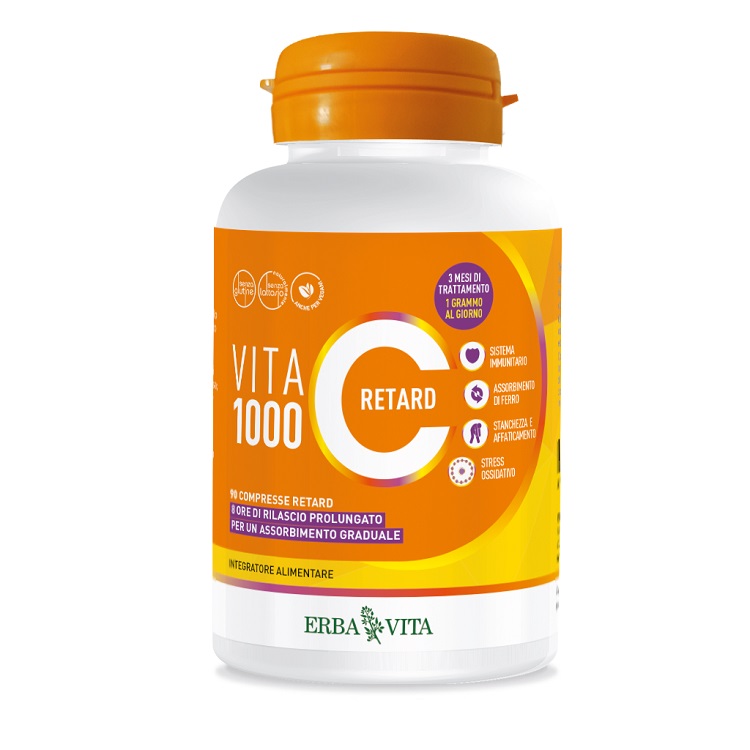 VITA C 1000 RETARD 90 COMPRESSE - Farmacia Del Monaco
