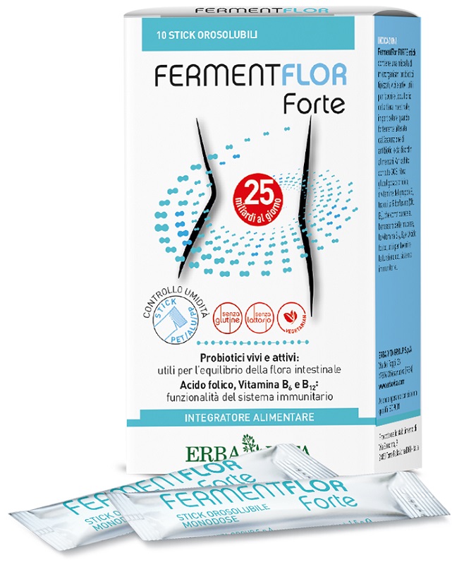 FERMENTFLOR FORTE 10 STICKPACK - Farmacia Del Monaco