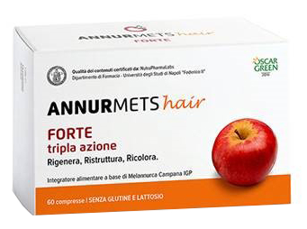 ANNURMETS HAIR FORTE TRIPLA AZIONE 60 COMPRESSE - Farmacia Del Monaco