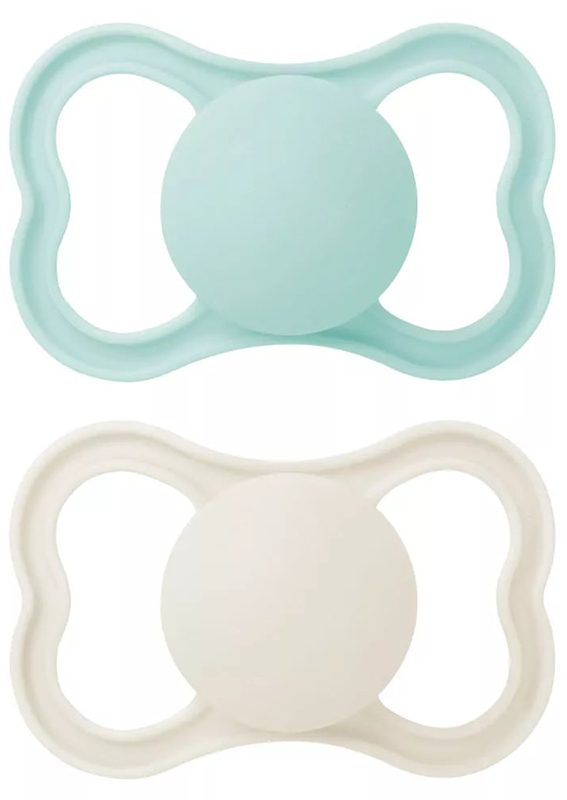 MAM AIR SUCCHIETTO 16+ MESI SILICONE NEUTRO 2 PEZZI - Farmacia Del Monaco