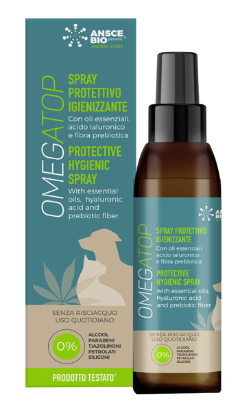 OMEGATOP SPRAY IGIENIZZANTE PROTETTIVO 150 ML - Farmacia Del Monaco