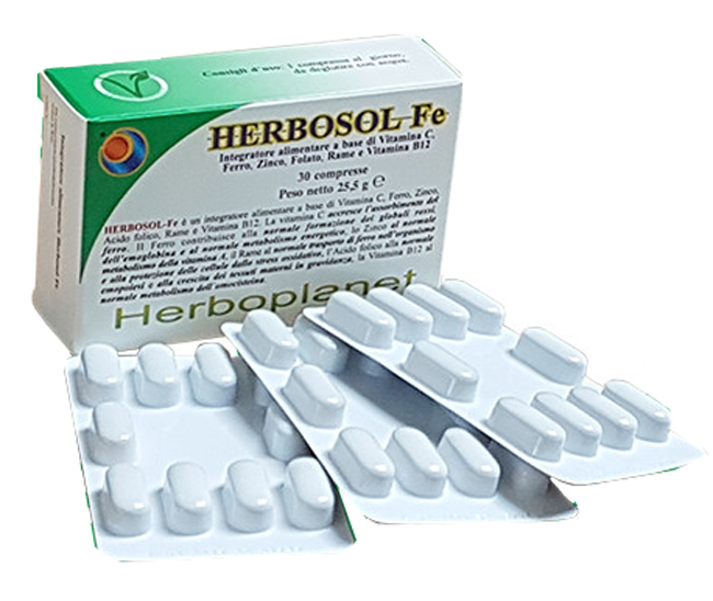 HERBOSOL FE 30 COMPRESSE - Farmacia Del Monaco