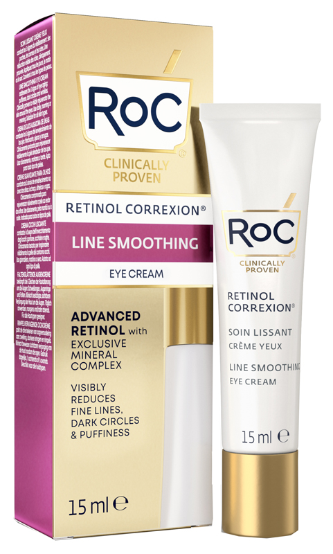 ROC RETINOL CORREXION LINE SMOOTHING CREMA OCCHI 15 ML - Farmacia Del Monaco