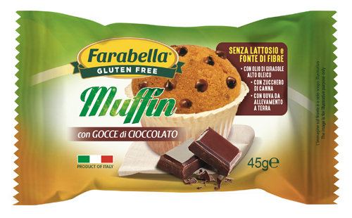FARABELLA MUFFIN GOCCE DI CIOCCOLATO 45 G - Farmacia Del Monaco