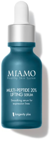 MIAMO LONGEVITY PLUS MULTI-PEPTIDE 20% LIFTING SERUM 30 ML - Farmacia Del Monaco