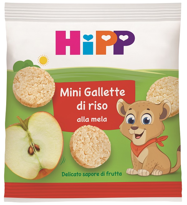 HIPP MINI GALLETTE DI RISO ALLA MELA 30 G - Farmacia Del Monaco