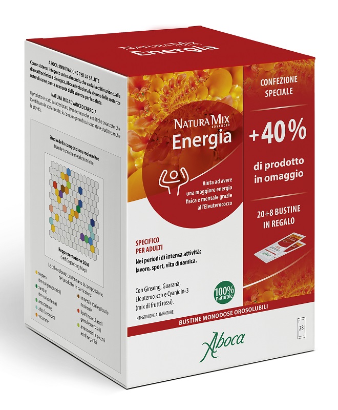 NATURA MIX ADVANCED ENERGIA 28 BUSTINE CONFEZIONE SPECIALE - Farmacia Del Monaco