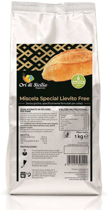 MISCELA SPECIAL LIEVITO FREE 1 KG - Farmacia Del Monaco