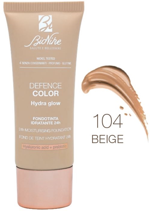 DEFENCE COLOR FONDOTINTA HYDRA GLOW 104 - Farmacia Del Monaco