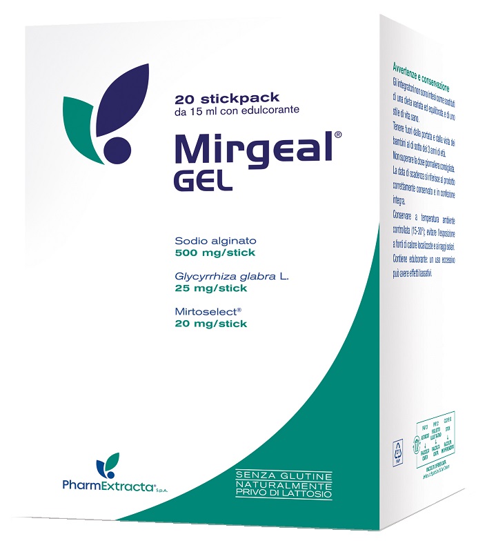MIRGEAL GEL 20 STICKPACK - Farmacia Del Monaco