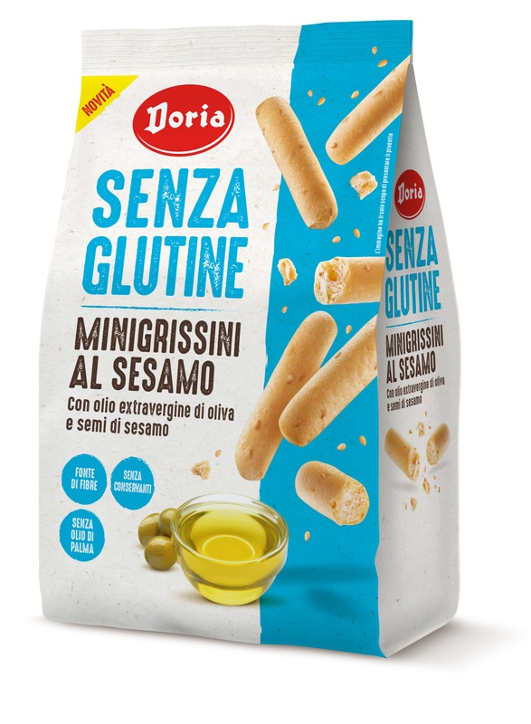 DORIA MINIGRISSINI SESAMO 150 G - Farmacia Del Monaco