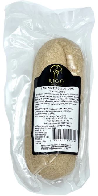 RIGO' PANINO HOT DOG 95 G - Farmacia Del Monaco