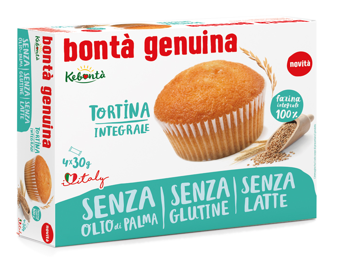 KEBONTA' TORTINA INTEGRALE 120 G - Farmacia Del Monaco