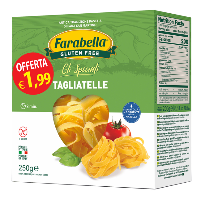 FARABELLA TAGLIATELLE 250G PROMO - Farmacia Del Monaco