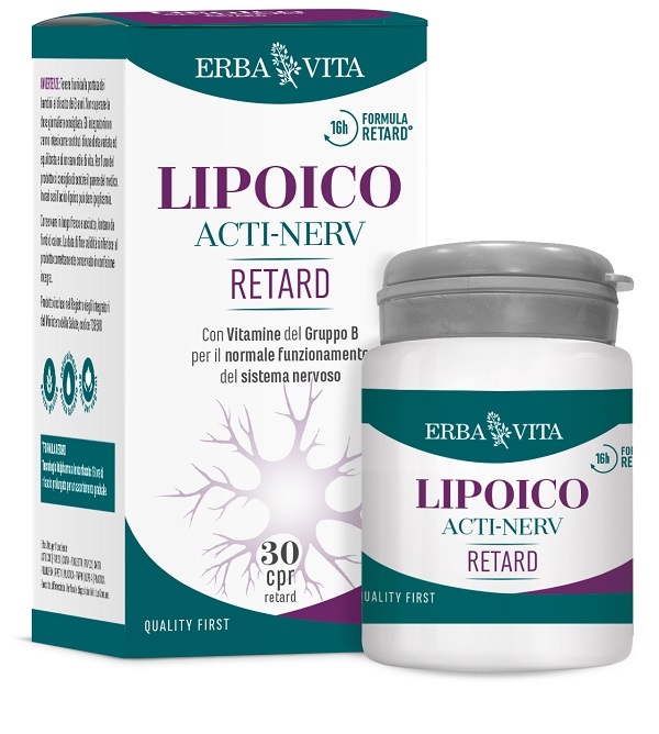 LIPOICO ACTI NERV RETARD 30 COMPRESSE - Farmacia Del Monaco