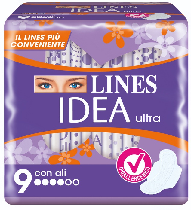 LINES IDEA ULTRA GIORNO ALI 9 PEZZI - Farmacia Del Monaco