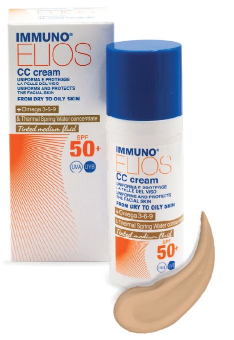 IMMUNO ELIOS CC CREAM SPF50+ TINTED MEDIUM 40 ML - Farmacia Del Monaco
