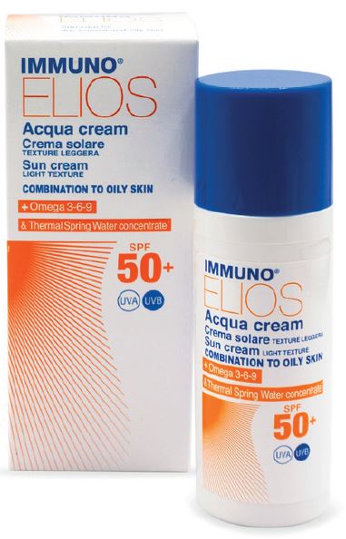 IMMUNO ELIOS ACQUA CREAM SPF50+ OILY SKIN 40 ML - Farmacia Del Monaco