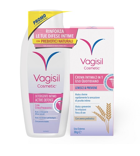 VAGISIL DUO DEFENSE CREMA INTIMA 2 IN 1 30 G + DETERGENTE INTIMO 250 ML OMAGGIO - Farmacia Del Monaco