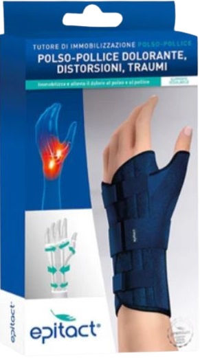 TUTORE POLSO/POLLICE PER TENDINITE EPITACT QUERV'ACTIV DESTRO M - Farmacia Del Monaco