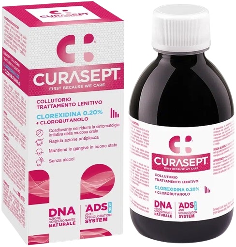 CURASEPT COLLUTORIO ADS DNA TRATTAMENTO LENITIVO 200 ML - Farmacia Del Monaco