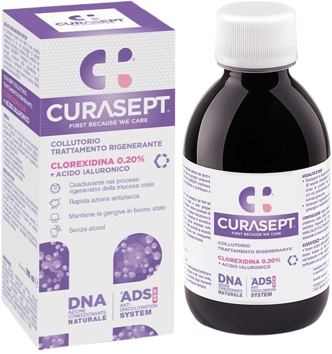 CURASEPT COLLUTORIO ADS DNA TRATTAMENTO RIGENERANTE 200 ML - Farmacia Del Monaco