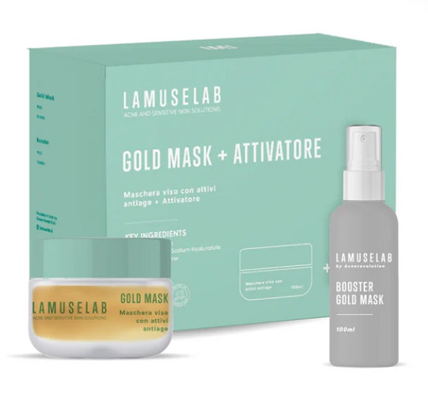 LAMUSELAB GOLD MASK 100ML + ATTIVATORE - Farmacia Del Monaco