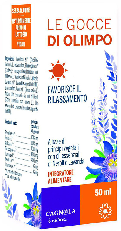 LE GOCCE DI OLIMPO FAVORISCE IL RILASSAMENTO 50 ML - Farmacia Del Monaco