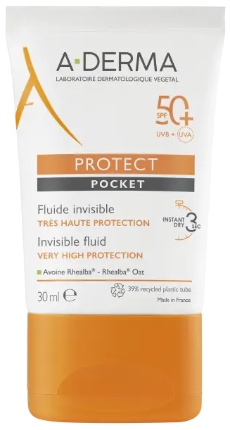 ADERMA A-D PROTECT FLUIDO POCKET SPF 50+ 30 ML - Farmacia Del Monaco