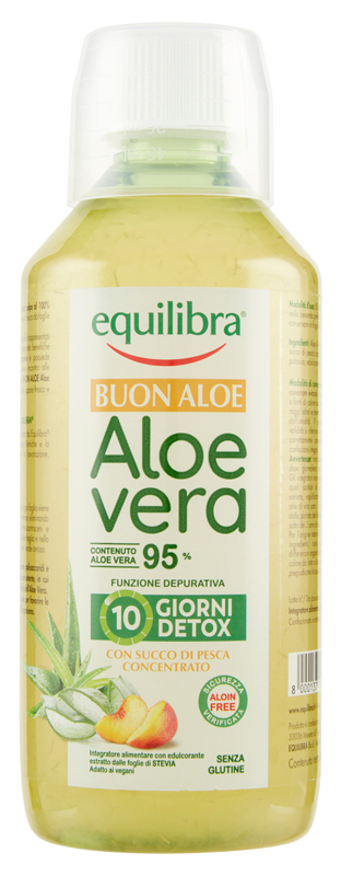 BUON ALOE VERA 95% CON SUCCO DI PESCA CONCENTRATO 500 ML - Farmacia Del Monaco