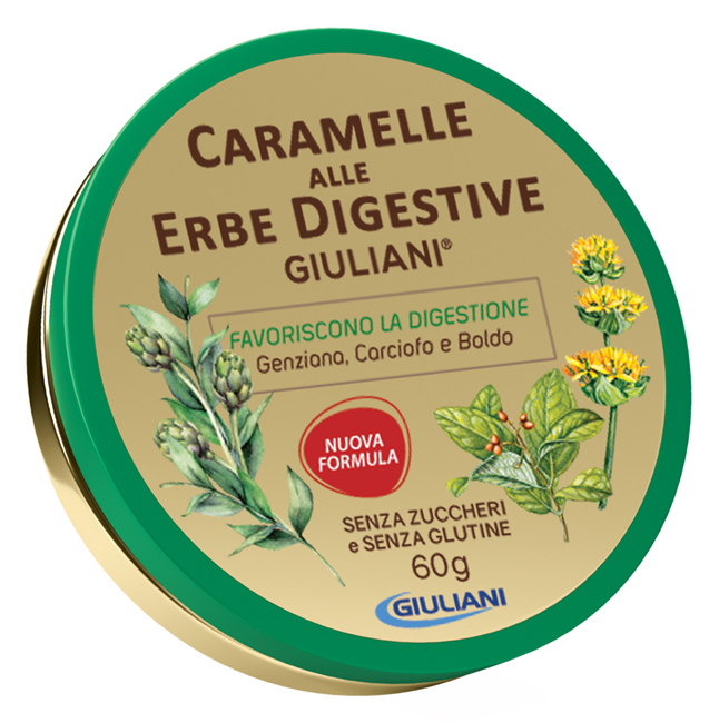 CARAMELLE DIGESTIVE SENZA ZUCCHERO NUOVA FORMULAZIONE 60 G - Farmacia Del Monaco