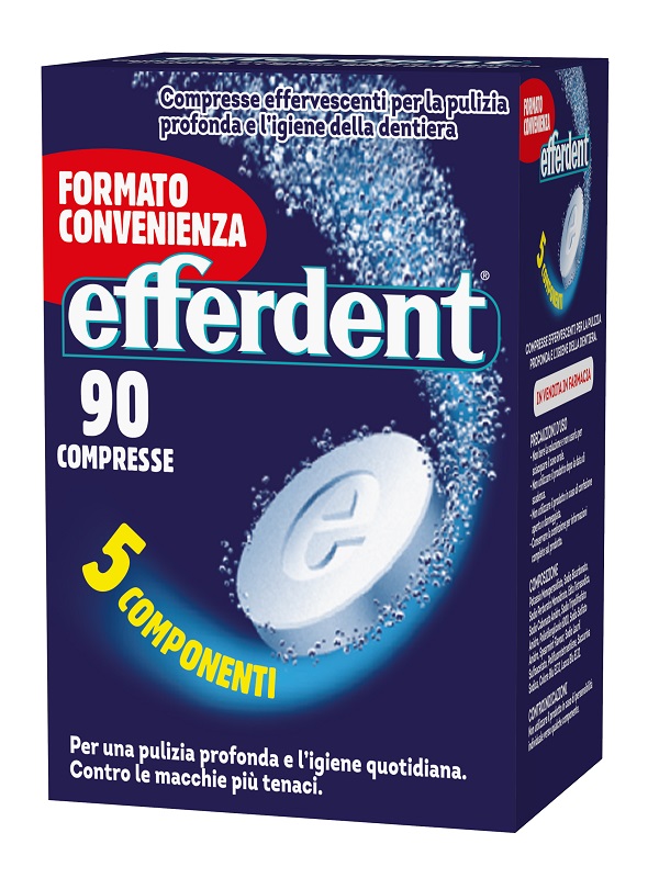 EFFERDENT 90 COMPRESSE EFFERVESCENTI - Farmacia Del Monaco