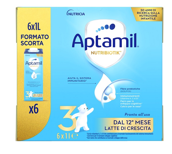 APTAMIL 3 LATTE 6 X 1000 ML - Farmacia Del Monaco
