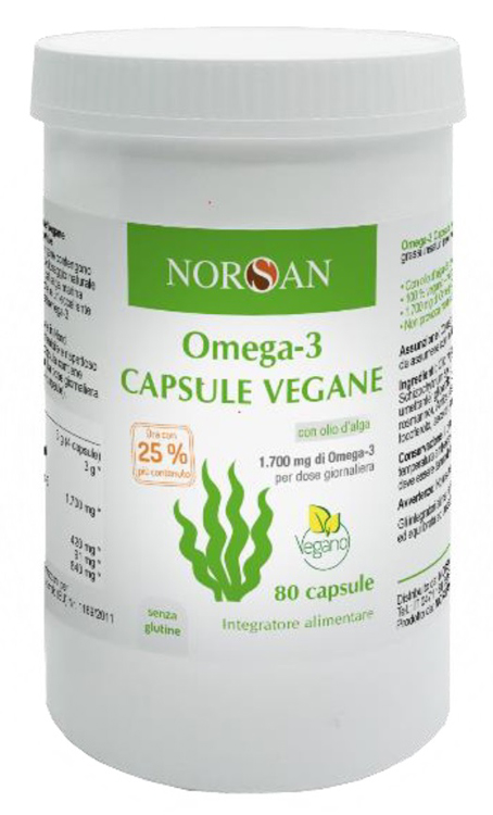 NORSAN OMEGA 3 VEGANO 80 CAPSULE - Farmacia Del Monaco