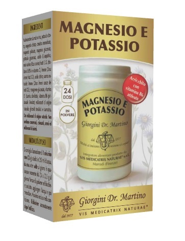 MAGNESIO E POTASSIO POLVERE 180 G - Farmacia Del Monaco