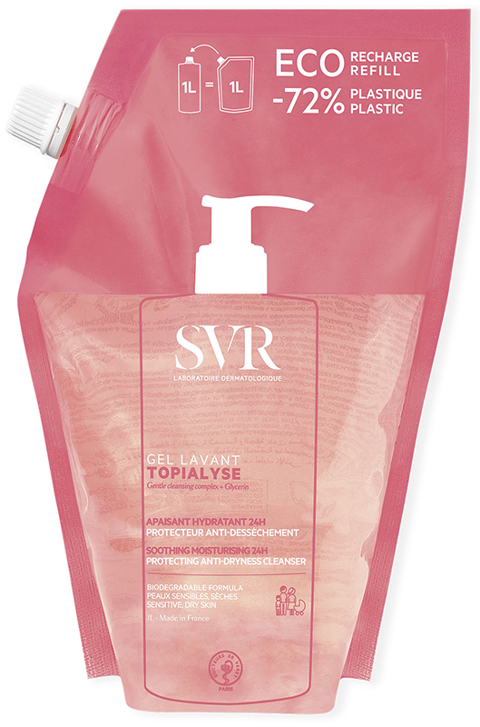 TOPIALYSE GEL LAVANT REFILL 1 L - Farmacia Del Monaco